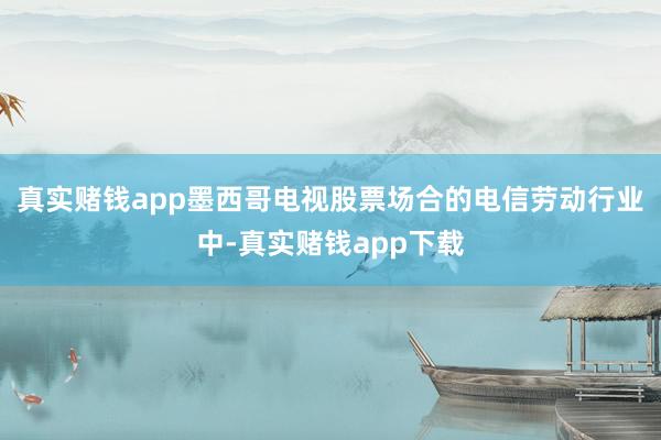 真实赌钱app墨西哥电视股票场合的电信劳动行业中-真实赌钱app下载