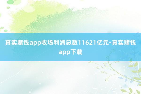 真实赌钱app收场利润总数11621亿元-真实赌钱app下载